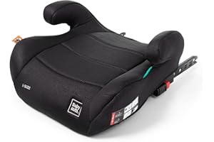 BABYAUTO Fotelik samochodowy dla dzieci Isofix - Nauna Fotelik samochodowy dla dziecka 15-36 kg, fotelik samochodowy Grupa 3, 5-12 lat, dodatkowa wyściółka dla większego komfortu, czarny