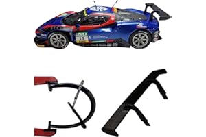 blackslot Flexible Spoiler, Carrera Accessory for 124 Ferrari 296 GT3, Carrera Train Accessories, Tuning Small Part Replacement Part