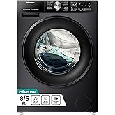Hisense 3S Series WD3S8043BB3 Wifi Connected 8Kg and 5Kg Washer Dryer with 1400 rpm - Black - A-D Rated
