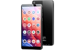 Oilsky 128GB MP3 Player with Bluetooth and WiFi, Android 13.0, 5.5" HD Touchscreen, 13MP Camera, Preloaded Spotify, Pandora, 1TB Expandable & Parental Controls Black