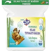 Zipy Yedek Islak Tuvalet Kağıdı 500 Adet &ndash; Suda Dağılan Form&uuml;l, Tuvalete Atılabilir Hijyenik Refil