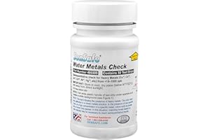 INDUSTRIAL TEST SYSTEMS ITS Europe Water Metals Check Testing Kit for Iron, Copper, Cobalt, Zinc, Cadmium, Nickel, Lead, Mercury 480309 (50 Test Strips)