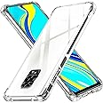 iVoler Cover per Xiaomi Redmi Note 9S / Xiaomi Redmi Note 9 PRO, Custodia Trasparente per Assorbimento degli Urti con Paraurt