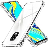 iVoler Cover per Xiaomi Redmi Note 9S / Xiaomi Redmi Note 9 PRO, Custodia Trasparente per Assorbimento degli Urti con Paraurt