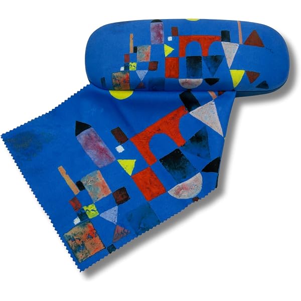 VON LILIENFELD Brillenetui Mit Motiv – Stabiles Hardcase & Mikrofasertuch Im Set