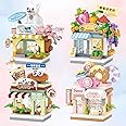 MEIEST 3 Mini City Shop Street View Building Blocks Model Set