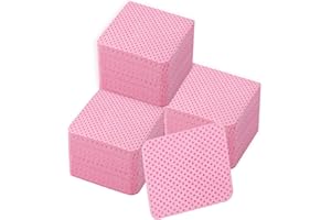 FANJUANLAN 330 Pezzi Pad per senza per unghie, Tampone Salviette in Cotone per Unghie, Rimozione Pulizia Pads Unghie per e Finitura del Manicure Nail Art per unghie fai da te e saloni (Rosa)