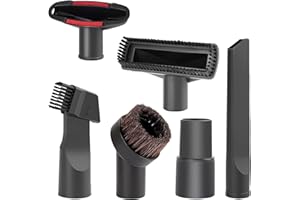 MINISOISO 6 Piezas Accesorios de Aspiradora Universal, Accesorios para Aspiradoras, Boquilla de Aspiradora Cepillo Aspiradora, con Adaptador de 32-35 mm
