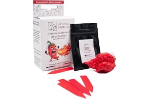 Inferno Peppers Set med 10 Carolina Reaper frön och 5 etiketter