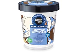 Organic Shop Body Desserts - Exfoliante corporal renovador de coco, 450 ml