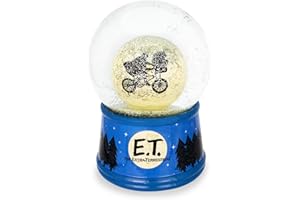 TOYNK E.T. The Extra-Terrestrial Bike Moon Collectible Snow Globe | 6 Inches Tall