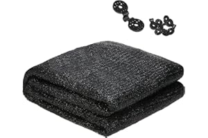BeGrit Garten Schattierungsnetz 2M x 5M Gewächshaus Schattiernetz Sonnensegel 95% Schattennetz Pflanze Sonnenschutz Schwarz Sonnenschutznetz für Gemüsegarten Blumen Scheune Außen Hof Dach