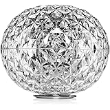Kartell Planet Lampada da Appoggio 22 W, Cristallo, 31X28 Cm