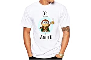 MardeTé Camiseta Despedida de Soltero. Yo llevaré el Anillo. Camiseta a Juego con Nosotros destruiremos el Anillo Divertida Camiseta de algodón para Despedidas de Solteros.