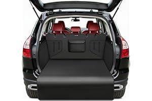 KYG Protector Maletero Coche Universal Impermeable y Resistente Protector Maletero con Protección Lateral Funda Maletero Fácil de Limpiar para Coches, SUVs y Camiones, 185 * 105 * 38cm - Negro