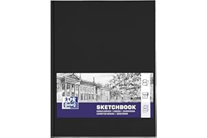 Szkicownik Oxford, A4 96 kartek, czarny, 1 sztuka