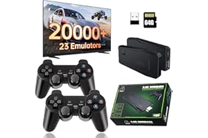 VAOMON Retro Konsole,Retro Stick,Retro Spielkonsole,20400+ Spielen & 2.4G Drahtlose Dual-Controller,Game Stick 4K HDMI Ausgang Plug Und Play Videospielkonsole für TV Computer
