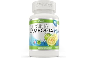 SLIMZEST Garcinia Cambogia - 90 Capsules - 1500mg Daily Dosage - Premium Quality Supplement - UK formulated - Vegetarian & Vegan Suitable - Optimum Strength For Maximum Results - Garcinia Clean For Men & Women