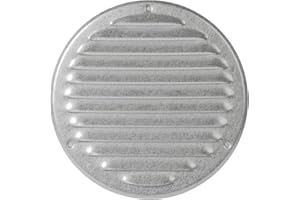 REPA MARKET Ø 16 cm, copertura per griglia di ventilazione zincata, prese d'aria rotonde, griglia di ventilazione, zanzariera integrata, ventilazione HVAC, zincata 160 mm