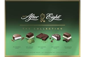 AFTER EIGHT The Collection Cioccolatini Assortiti Fondenti e al Latte alla Menta, Scatola 199g
