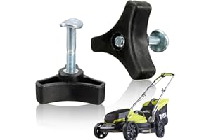 YAZANY Universal Lawnmowers Handle Wing Nut And Bolt, Triangle Knob Handle Screw Kit, Mountfield Lawnmower Spare Parts Mountfield Mower Spares Mower And Outdoor Power Tools Replacement Parts