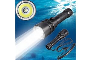 Bigmachine L2 LED Immersione Subacquea della Torcia elettrica della Torcia Subacquea Impermeabile 100M Submarine Luce Batteria Ricaricabile e Caricatore Inclusi