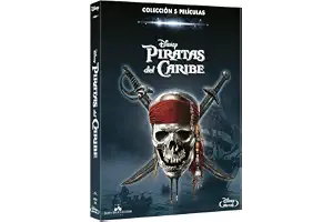 Piratas del Caribe 1-5 (Pirates of the Caribbean) (Blu-ray) Pack: La Maldicion de la Perla Negra, El Cofre del Hombre Muerto, En el fin del Mundo, En Mareas Misteriosas, La Venganza de Salazar