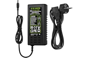 Taormey 24V 6A Netzteil Adapter, Universal netzteil AC 100-240V bis DC 24 Volt 6 Amp Stromversorgung für LED Streifen, TVs DVD LCD Monitor Funkgerät Kamera - Euro Stecker 5,5 * 2,5/2,1mm