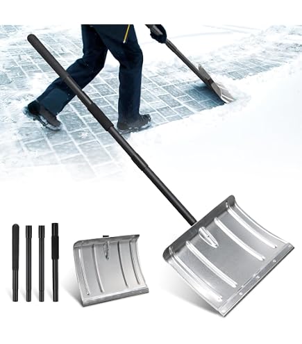 Garant Alpine APP30KDU 30 Inch Yellow Poly Blade Snow Shovel