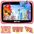 Blackview Kids Tablets Tab3Kids 7 inch Toddler Tablet Android 13, 2+2GB up to 4GB RAM+32GB ROM/TF 1TB, Parental Control, iKids APP Pre-Installed, Tablets for Kids with Kid-Proof Case -Fairytale Pink