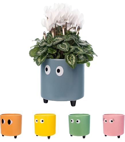 Zerodis Vaso Per Piante Grasse A Forma Di Animale – Resina – Fioriera Decorativa A Forma Di Giraffa O Castello – Con Foro Di Drenaggio