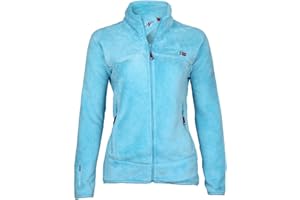 Geographical Norway Damen warme Übergangs Outdoor Fleecejacke mit Stehkragen bans production