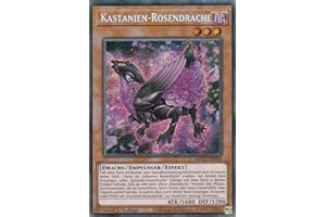 TCG MP22-DE060 - Kastanien-Rosendrache - Secret Rare - Deutsch - 1. Auflage - im Set mit Ultrapro Toploader - Yugioh