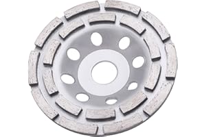 Tendak Premium diamentowa ściernica tarczowa Standard 125 mm x 22,2 mm do betonu, gipsu, granitu, żywicy, kleju do płytek, kamienia naturalnego itp. (1 szt.)