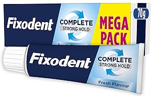 Fixodent Complete Denture Adhesive, Fresh Flavour 70g
