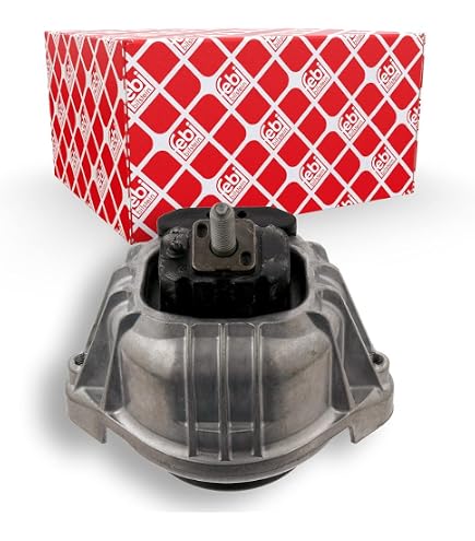 Support Moteur FEBI 39016 - Côté Droit, Montage Hydraulique (Caoutchouc/métal/polyamide)