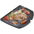 Grillplatte Aus Gusseisen Für Weber Q300/Q320/Q3000/Q3100/Q3200 – 45 X 32,8 X 1,3 Cm, Ersetzt Weber 6506, Wendbar Mit Öllöchern