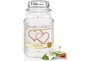 Yankee Candle Scented Candle | Snow In Love Large Jar Candle | Long Burning Candles: up to 150 Hours