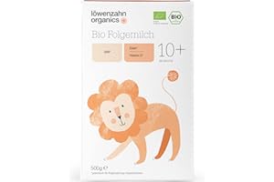 Löwenzahn Organics | Bio Folgemilch 10+ nach dem 10. Monat | Mit Präbiotika für eine gesunde Darmflora | Baby Folgemilch, Babymilch, Baby Milch, Baby Milchpulver Baby Nahrung, Babynahrung Milchpulver