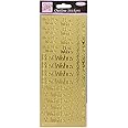 Anitas Outline Stickers, Regular Best Wishes, Gold, For Scrapbooking, Card Making, Kids Play, Homework, Art, Craft, Embelish, Decorative, Paper, Card, Glass, Metal, Plastic, Foam