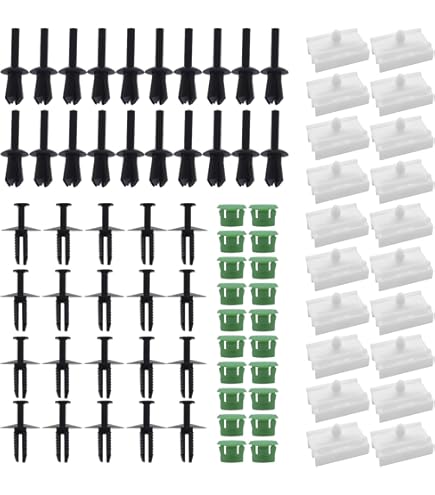 10x Zierleisten Klammer Befestigung Clips mit Tülle für 3er E36 | CL-0176
