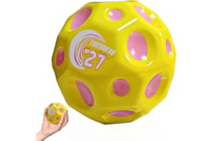 ‎JOLLYGO JollyGo Jump Ball-9.5 cm Big Moon Ball-Super High Bouncy Lightweight PU Material-Hüpfbälle-for Children and Pets-interaktives Spielzeug zum Stressabbau-Gummiball-Flummies für Kinder im Freien