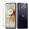 Liilaa Vetro Temperato Compatibile con Motorola Moto G73, 2 Pezzi Pellicola Protettiva e 2 Pezzi Pellicola Fotocamera, Durezz