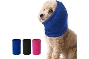 SLSON Orejeras para perros, protección contra el ruido, protección contra el ruido, protección auditiva para perros y mascotas, gorro de protección auditiva para perros