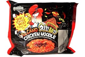 Paldo Volcano Chicken Noodles (Artificial Beef & Chicken) Flavour - 16 x 140g