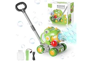 Dolanus Bubble Machine for 3+ Year Old Kids, Bubble Lawn Mower for Toddlers, Bubble Makers for 1 2 3 4 5 6 7 8 Years Old Boys Girls, Birthday Gifts for Children Outdoor Garden Toys