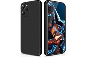 GiiYoon Funda para Xiaomi Poco X5 Pro 5G, Case de Silicona Suave de TPU Carcasa Protector de Goma Fexible Prueba Liviano y a Delgado de Golpes Antirrayas para Teléfono Xiaomi Poco X5 Pro 5G (Negro)