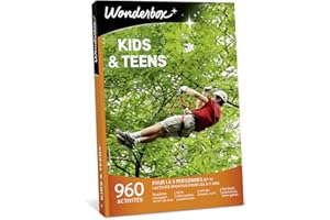 Wonderbox - Coffret Cadeau - Kids and Teens - 1 activité Sportive pour Les 8-17 Ans parmis 960 Activités pour 1 à 5 Personnes et Plus - Idée Cadeau Enfant Ado Sensation Aventure