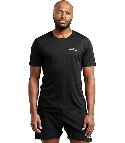 Ronhill Men's Life L/S T-Shirt (Colour: Dark Cobalt Marl/Sunray - View #10