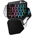GameSir Z1 Cherry One-Handed Gaming Keyboard (RGB), Wireless Mechanical Mini Gaming Keyboard, Mobile Gaming Keyboard for PUBG, Compatible with Xbox One/PS4/PS4 Slim/PS4 Pro/Nintendo Switch/PC